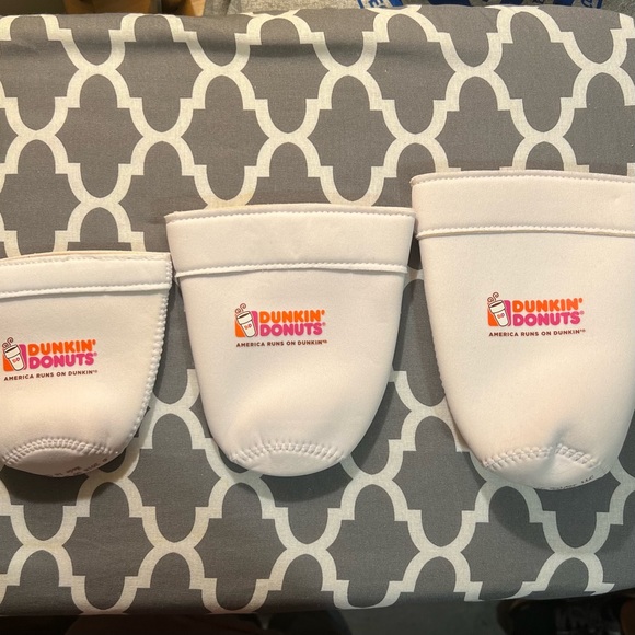 Dunkin Donuts NEW retro Cup Cooler/Koozie sleeve MEDIUM - Picture 3 of 3